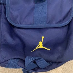 michigan jordan backpack